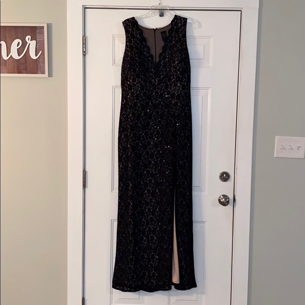 Black formal dress